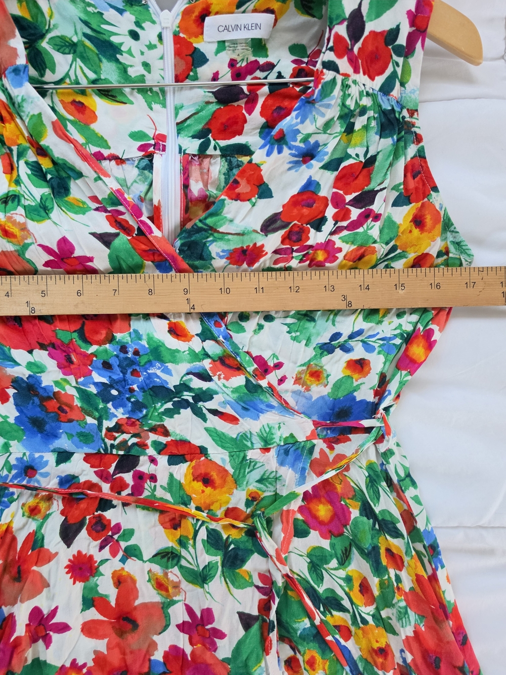 Calvin Klein Multicolor Floral Midi Dress - Picture 3 of 9